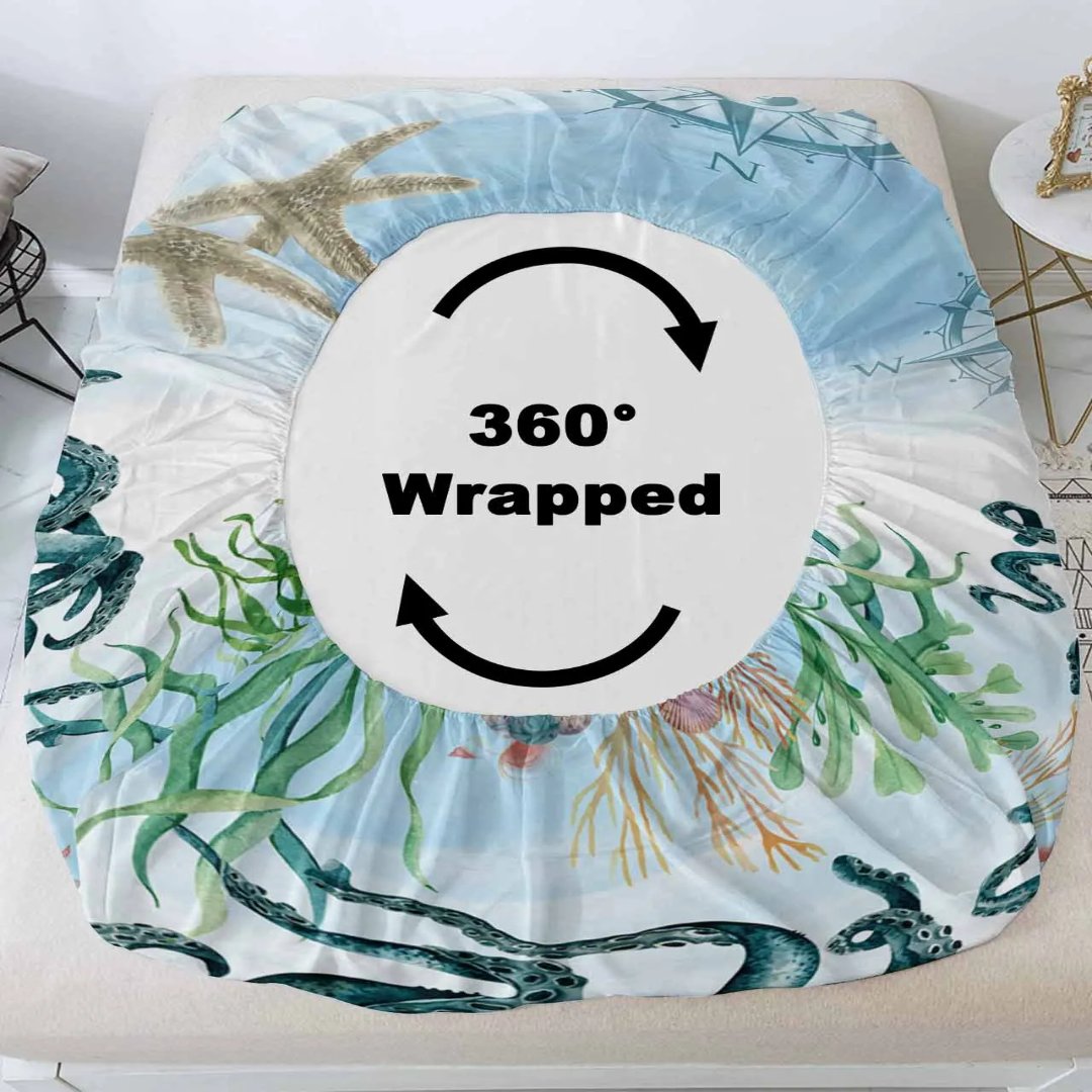 BowLift | 3pcs Octopus Eye Floral Comfortable Duvet Cover Bedding Set