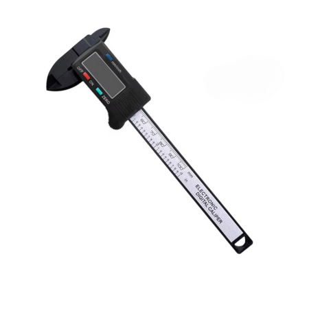 BowLift | Digital Vernier Caliper Ruler, Carbon Fiber Electronic Micrometer Gauge