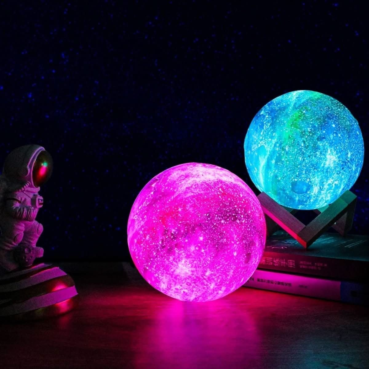 BowLift | Color Change Moon Lamp with Practical Remote Control
