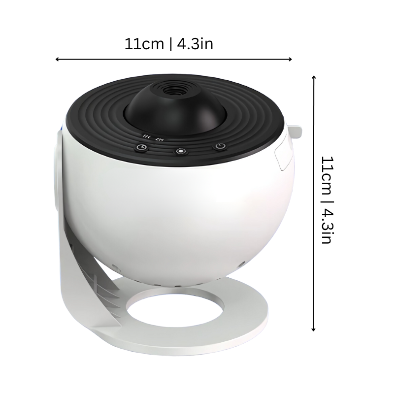 BowLift | CosmoView 4K Galaxy Projector – Rotating Star Sky Projector with 12 Cosmic Scenes
