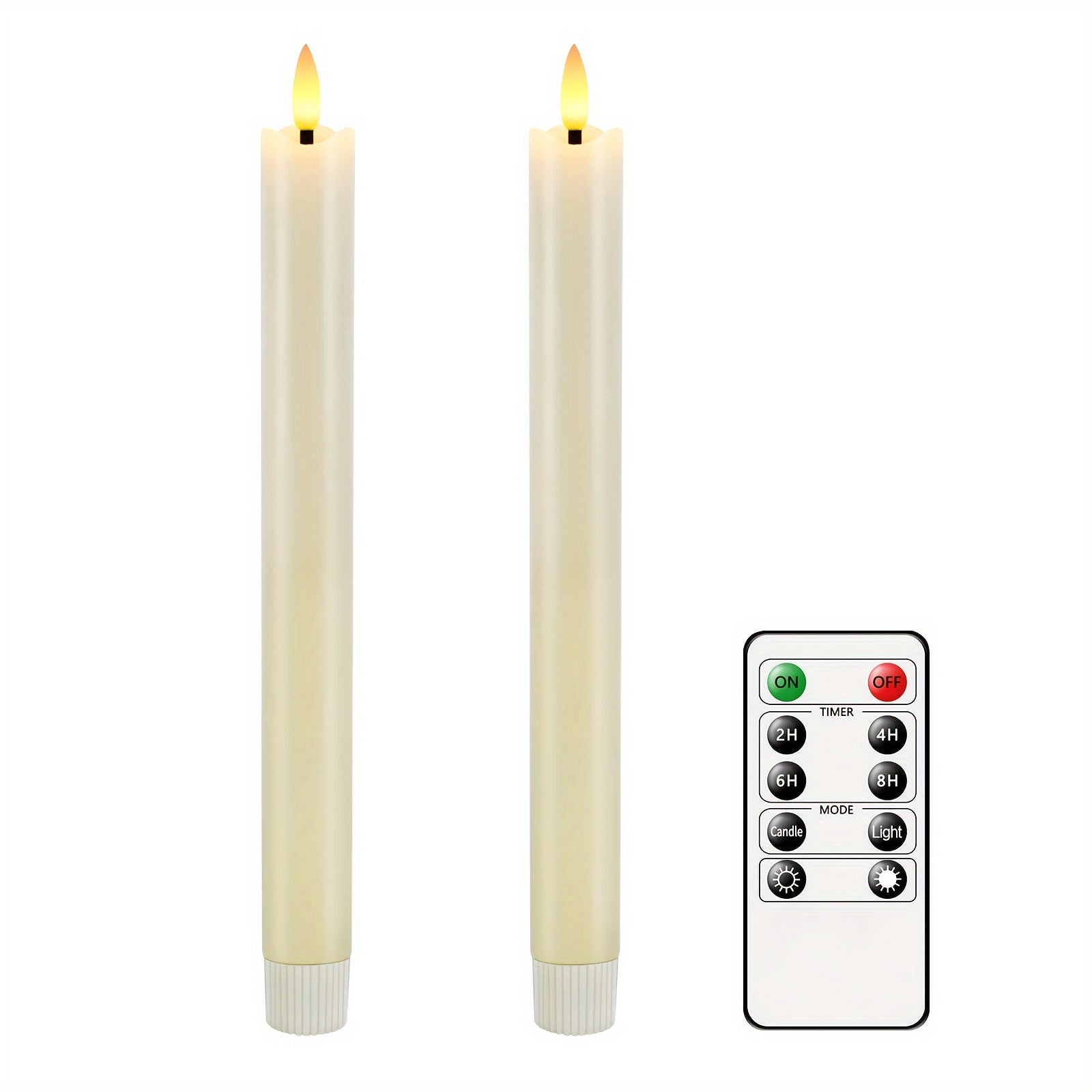 BowLift | CandleLuxe – 6 LED Taper Candles with Remote for Luxurious Event Lighting