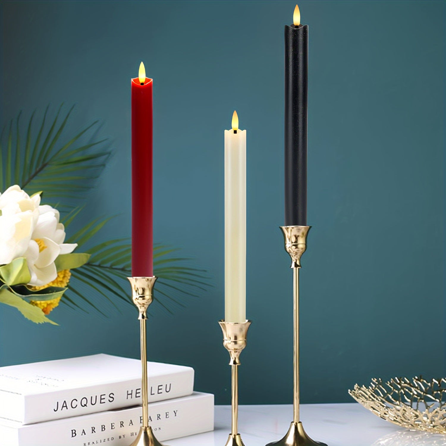 BowLift | CandleLuxe – 6 LED Taper Candles with Remote for Luxurious Event Lighting