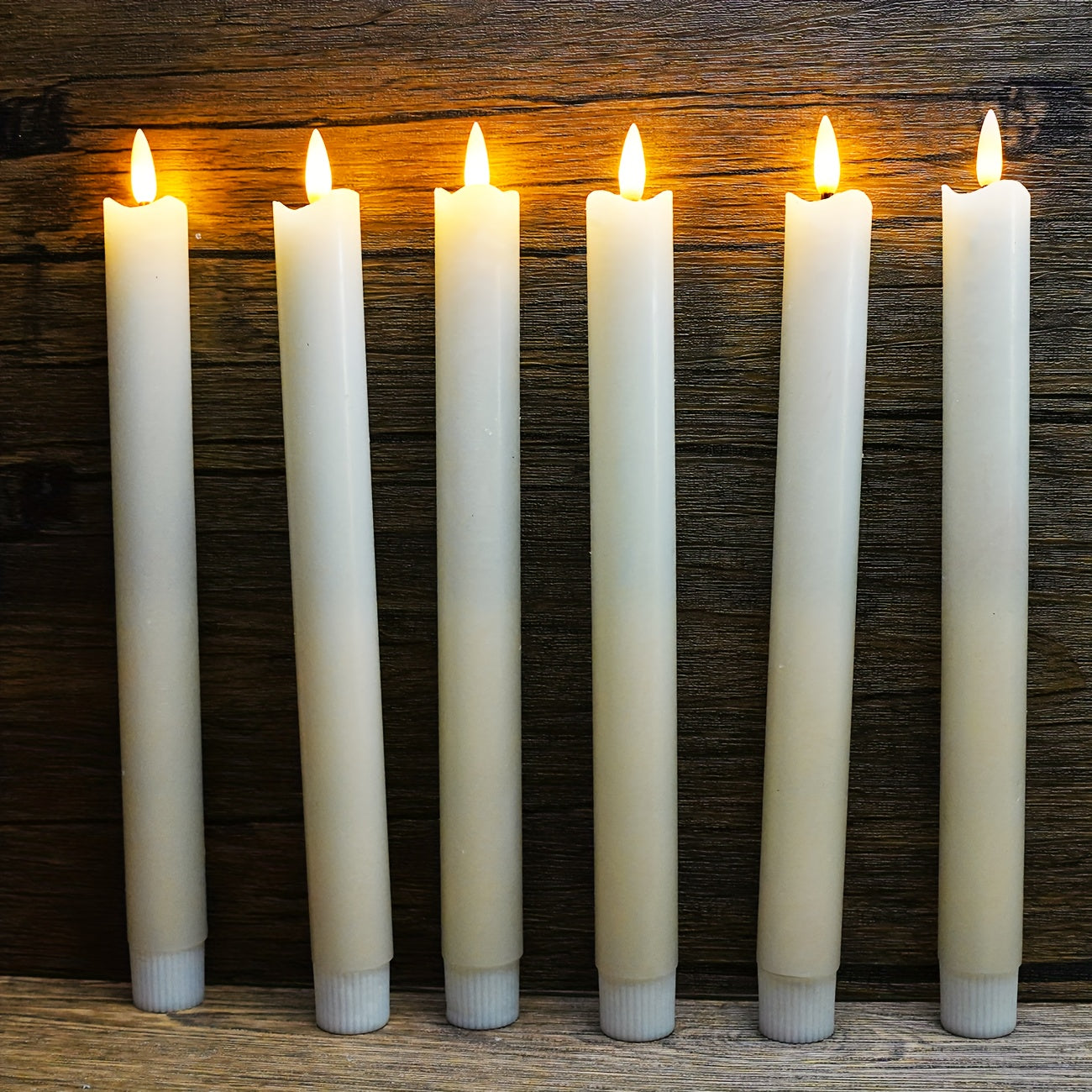 BowLift | CandleLuxe – 6 LED Taper Candles with Remote for Luxurious Event Lighting