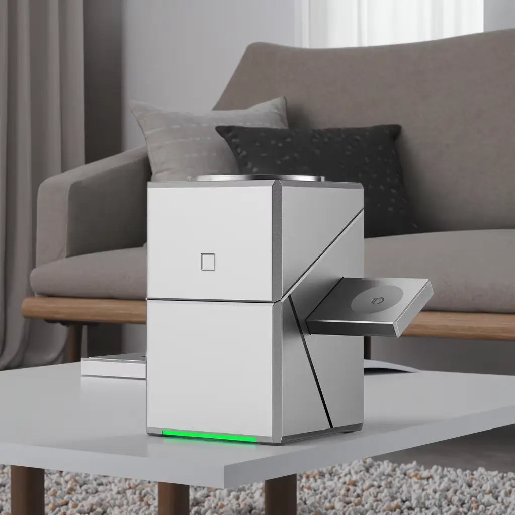 BowLift | CubeCharge 3-in-1 Charging Station – Wireless Fast Charging for iPhone, Watch & AirPods