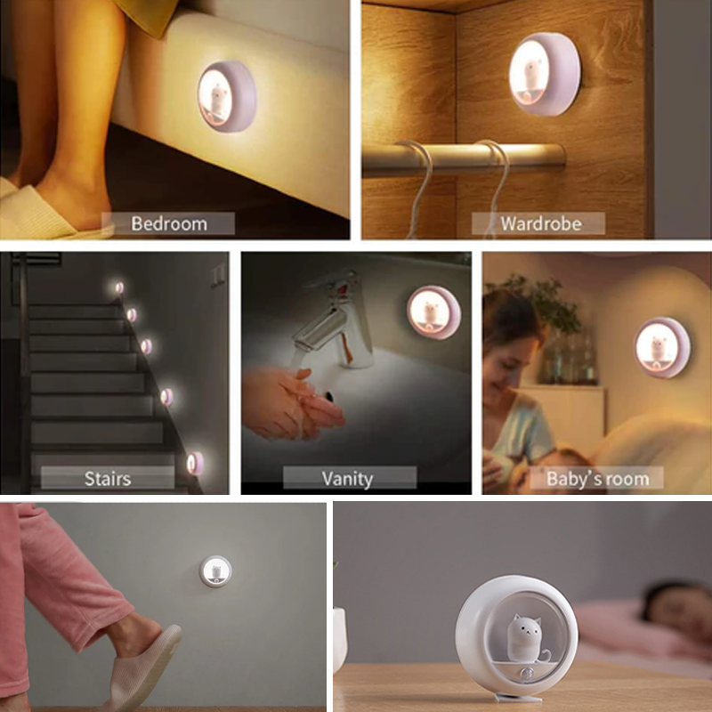 BowLift | Cute Cat Night Light