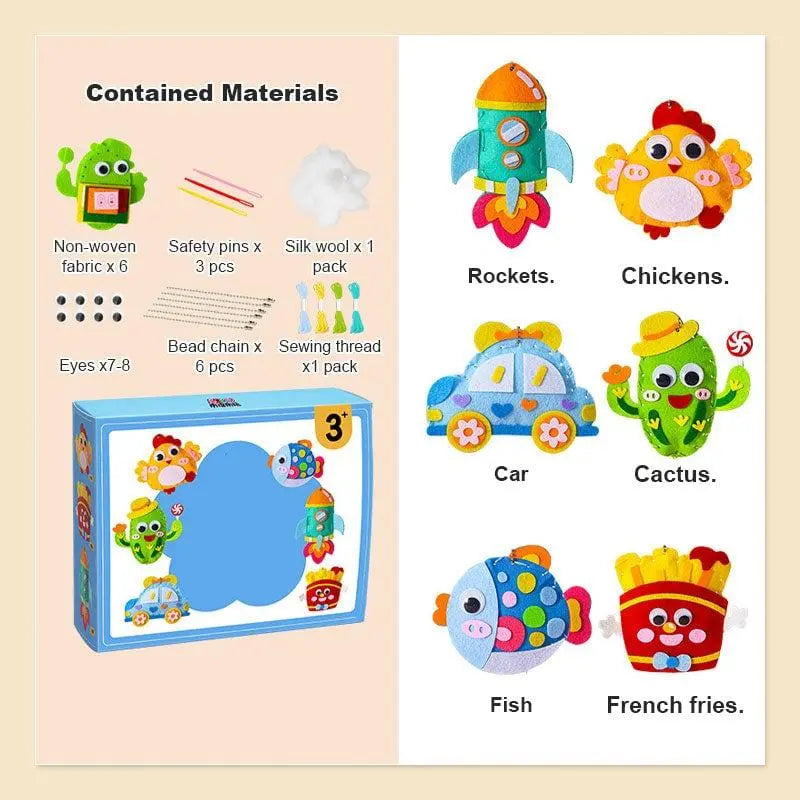 BowLift | DIY sewing kit for children – Creative crafting with cute animal motifs