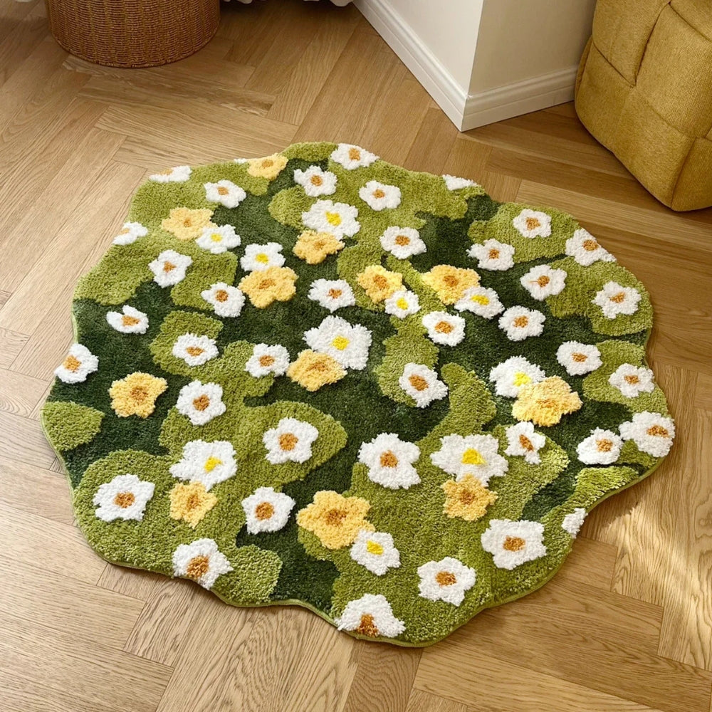BowLift | Daisy Moss Style Floor Bath Mat