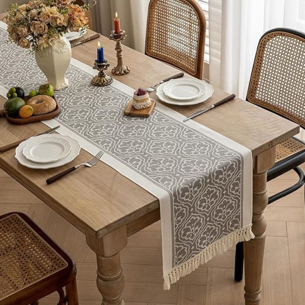 BowLift | Damask Dune Table Runner