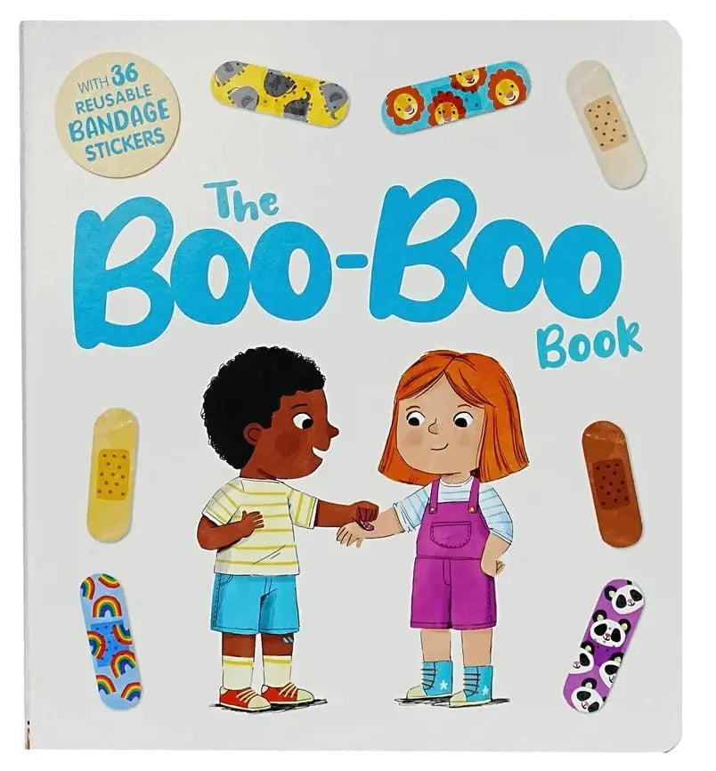 BowLift | The "Ouch Book" – Interactive Picture Book with 36 Reusable Band-Aid Stickers