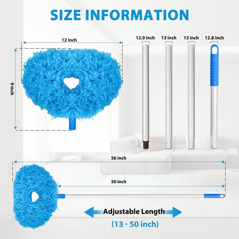 BowLift | Ceiling Fan Dust Brush with Telescopic Pole – Effortless Cleaning of High Areas