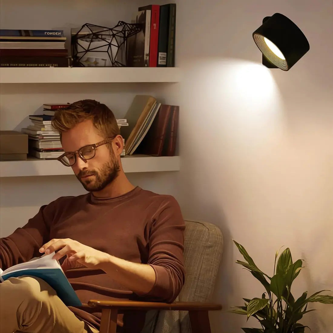 BowLift | Wall lamp Rechargeable Wireless 360°