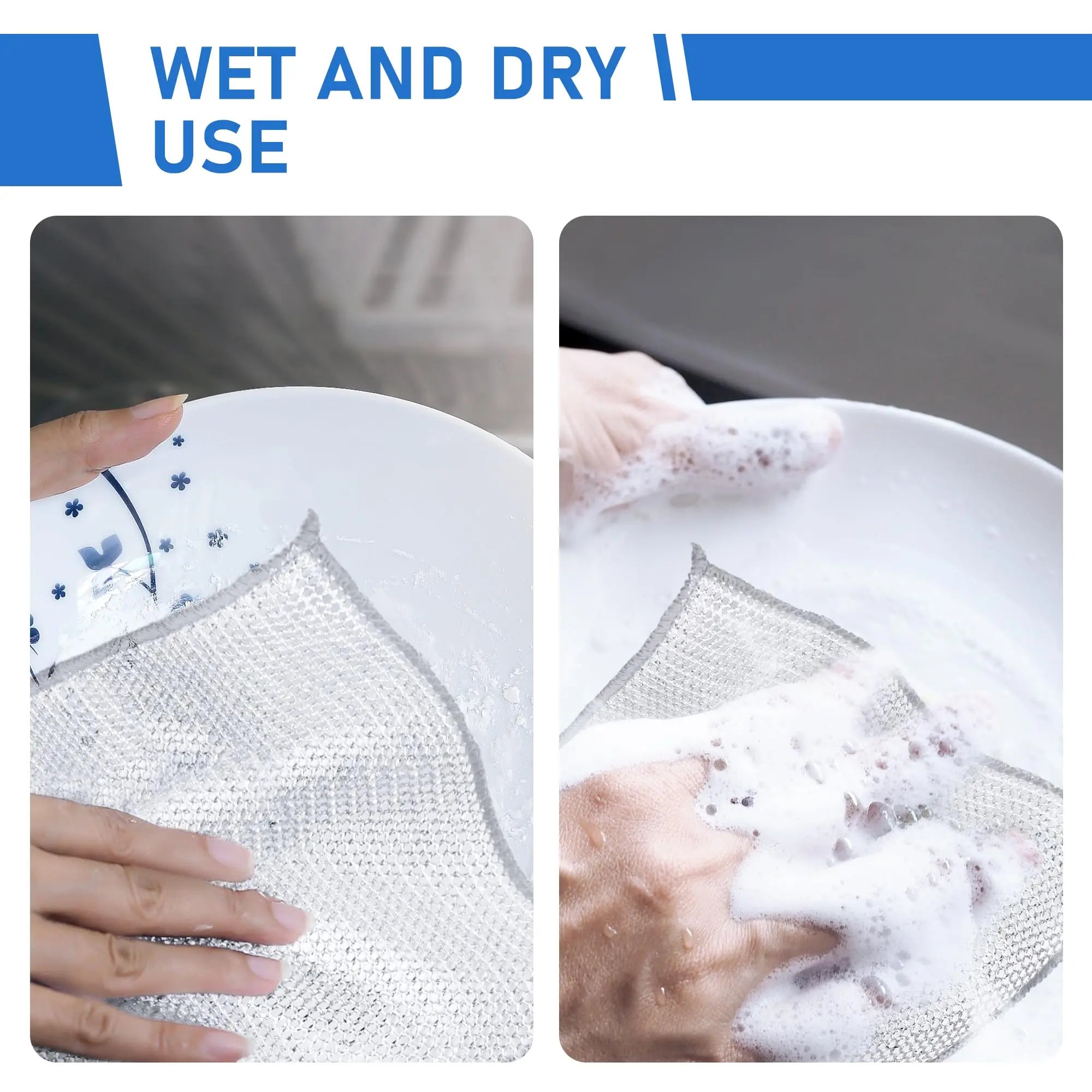 BowLift | Diamond woven cleaning cloth – suitable for cleaning and also for peeling potatoes