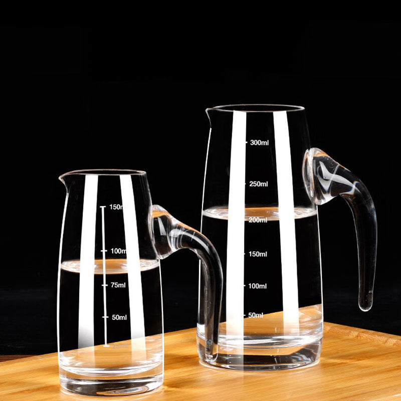 BowLift | Household White Spirits Cup Set Wine Dispenser Small Spirits Cup One Cup Chinese Restaurant Use 1 Pot 6 Cups Size