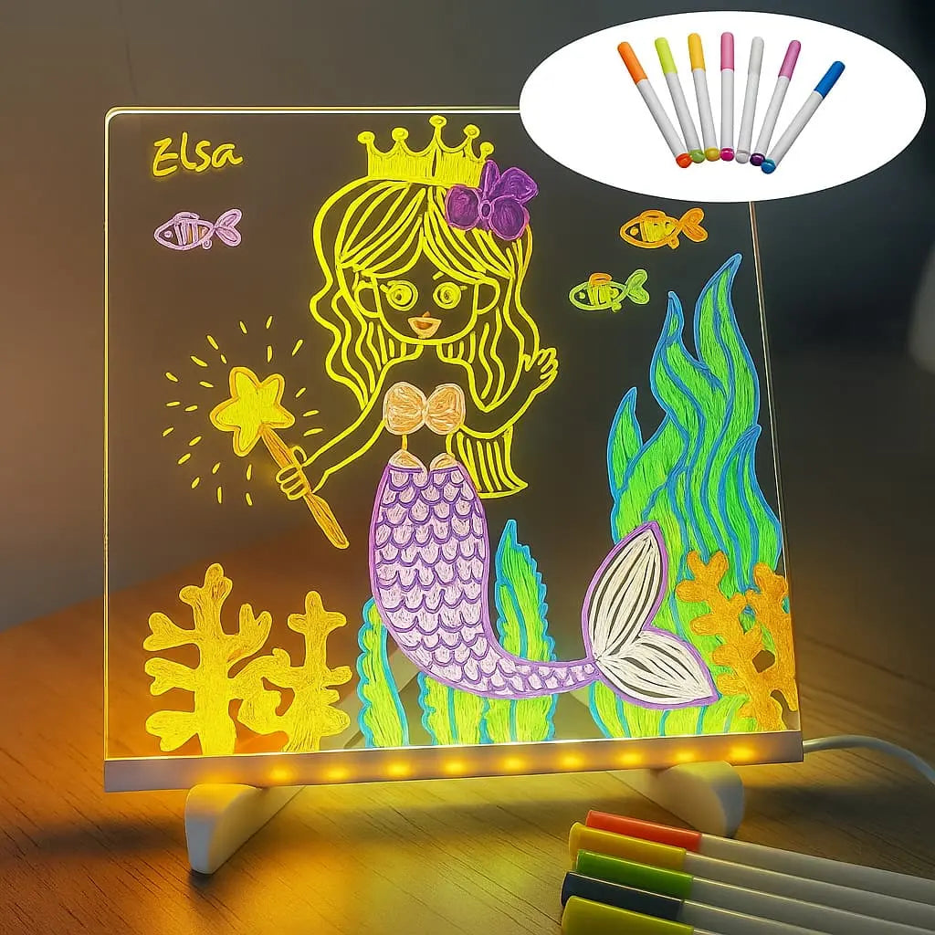 BowLift | DoodleGlow LED Drawing Board – Illuminated Artworks for Children