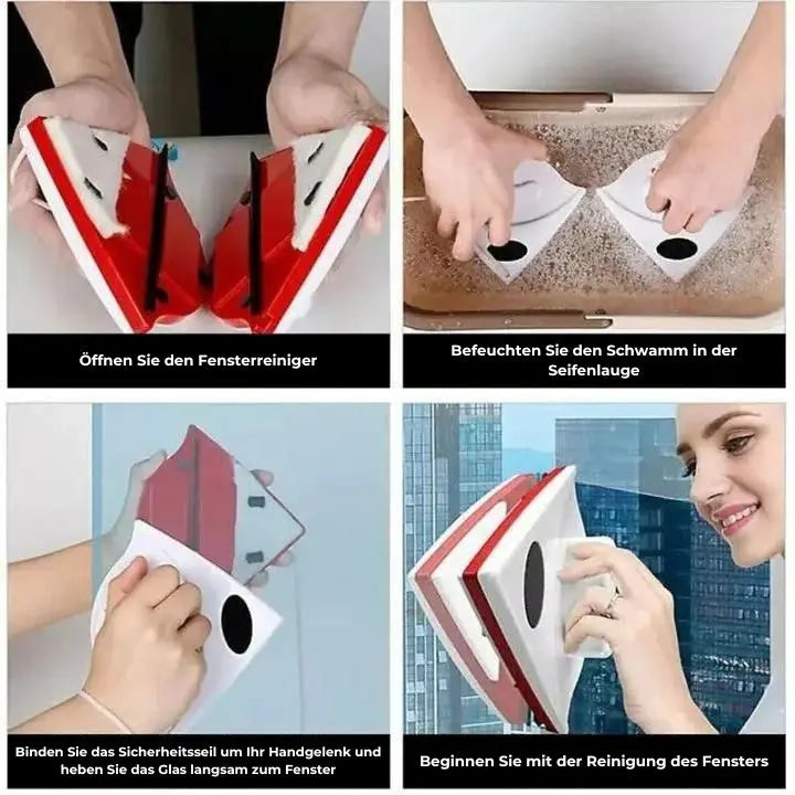 BowLift | Dual-Sided Magnetic Window Cleaner for Effortless Clarity