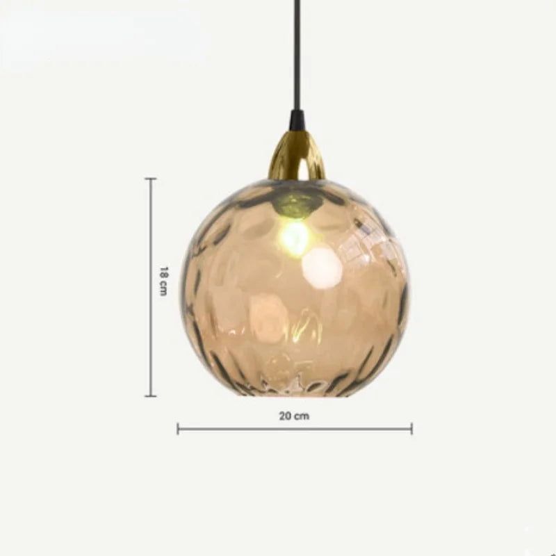 BowLift | HelderBol - Glass ball pendant lamp