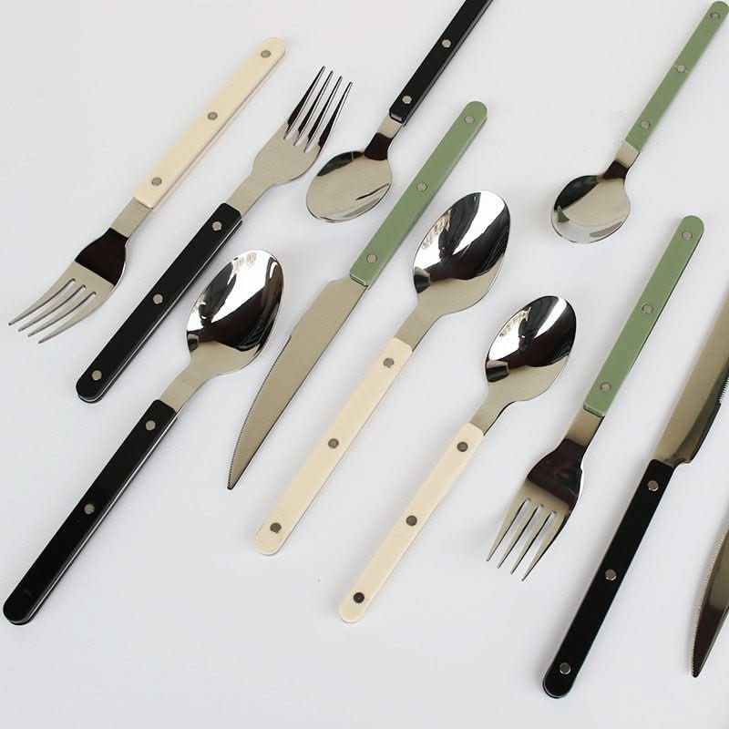 BowLift | 24-piece stainless steel cutlery set with engraving