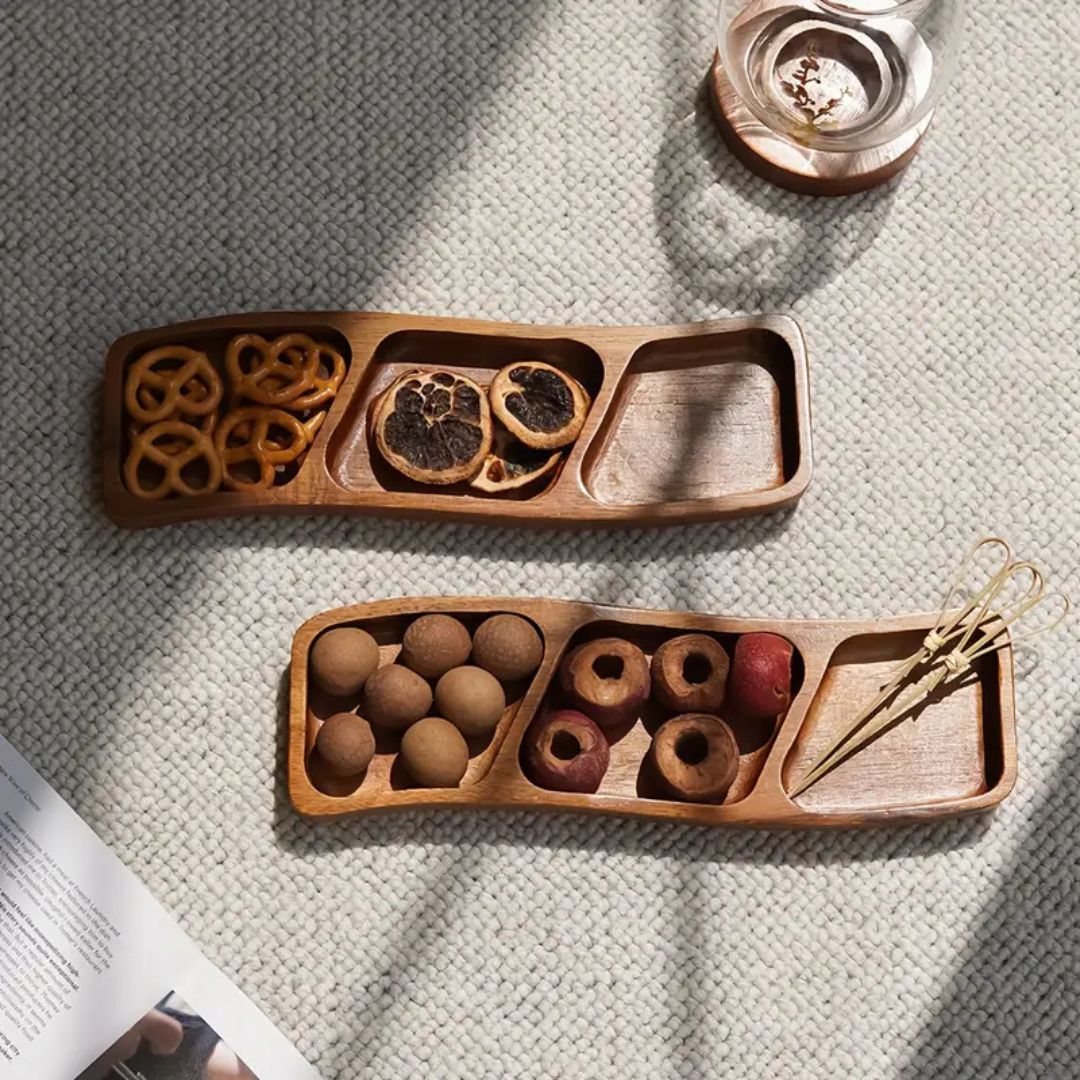 BowLift | Earth Tone Appetizer Serving Tray