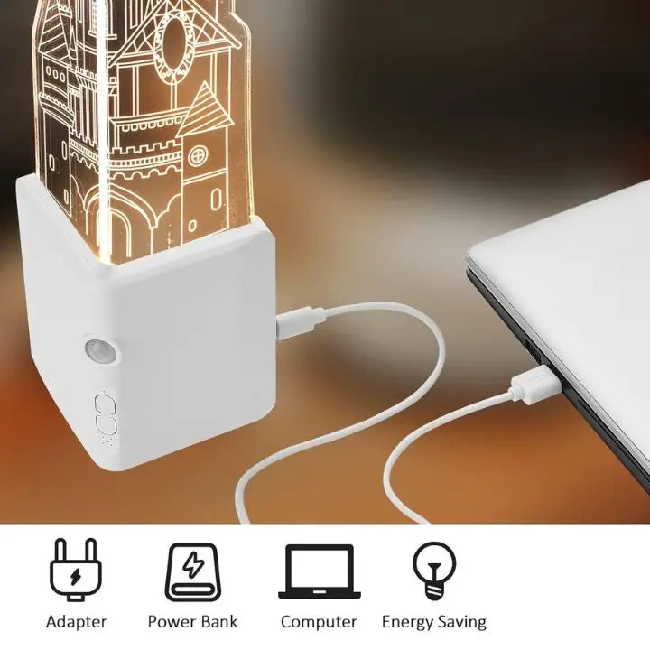 BowLift | Corner Night Light with Motion Sensor – Wireless LED Light with Shock PRedection