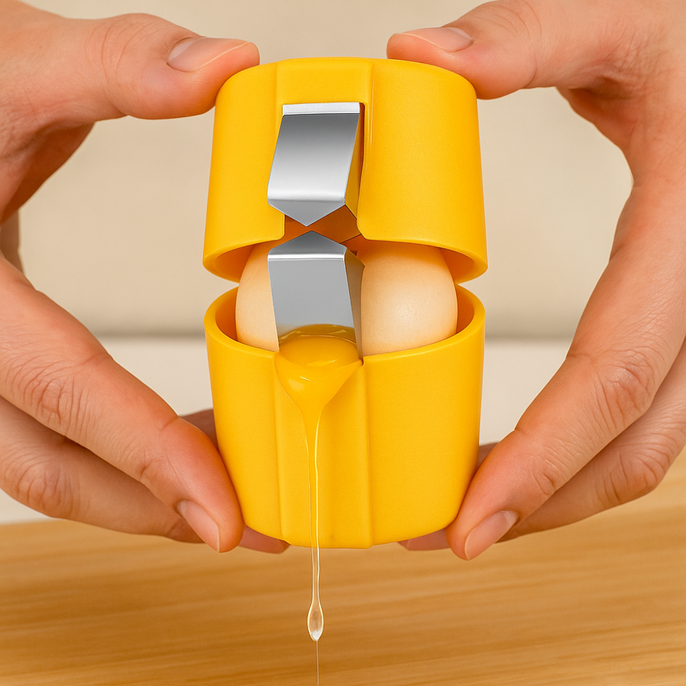 BowLift | Egg Cracker Kitchen Tool Stainless Steel