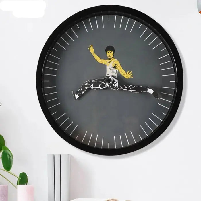 BowLift | Unique Kung Fu Wall Clock – Quiet and stylish