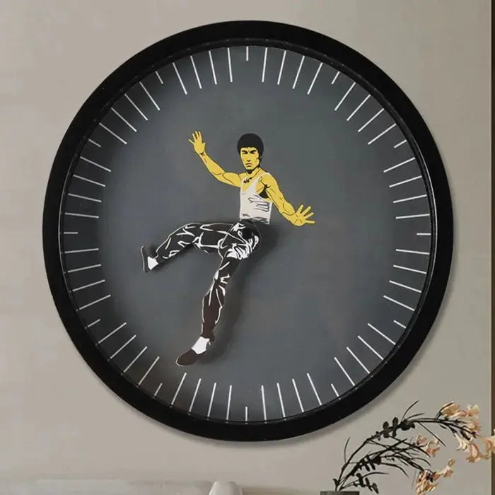 BowLift | Unique Kung Fu Wall Clock – Quiet and stylish