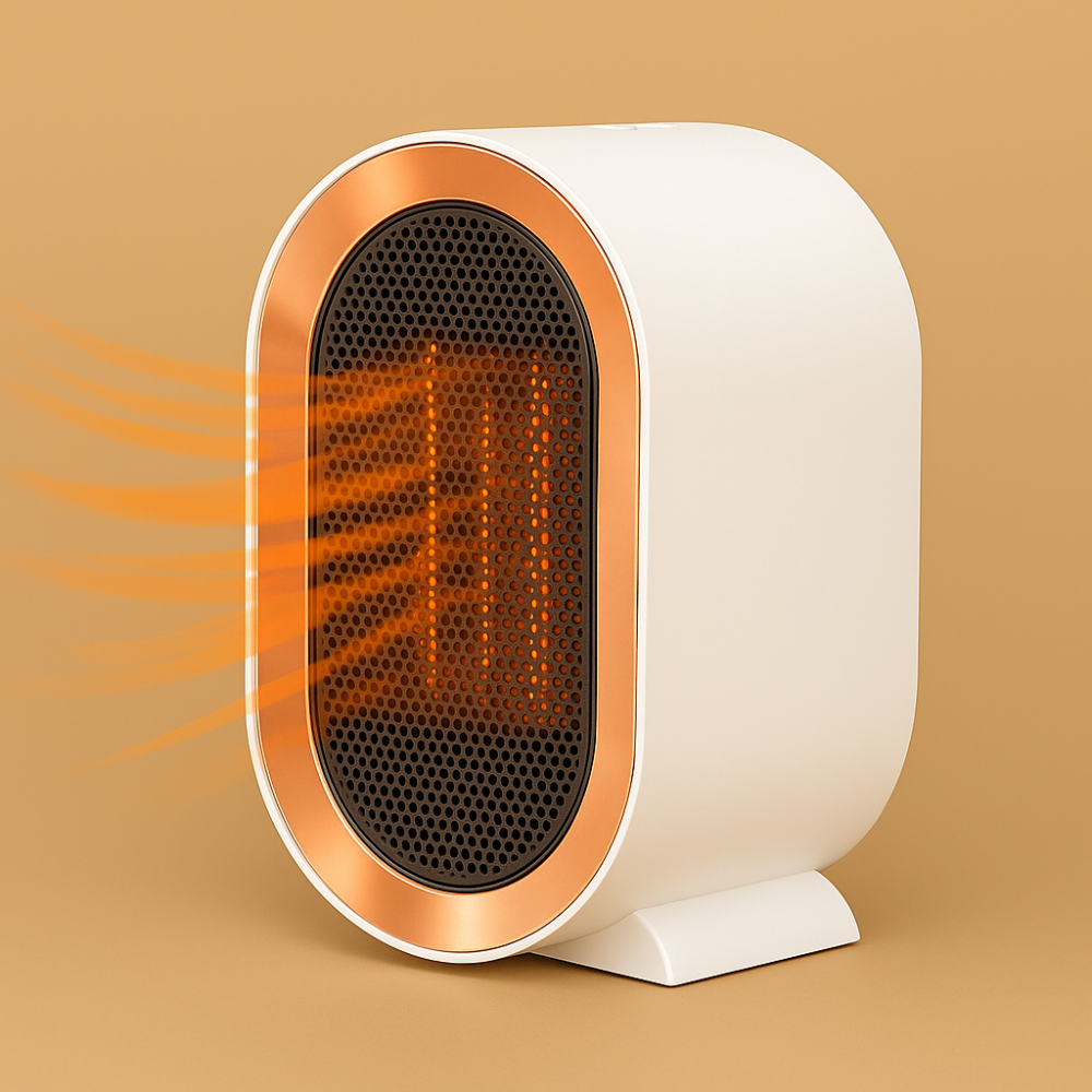 BowLift | Compact Ceramic Space Heater Energy Efficient Portable Electric Heater