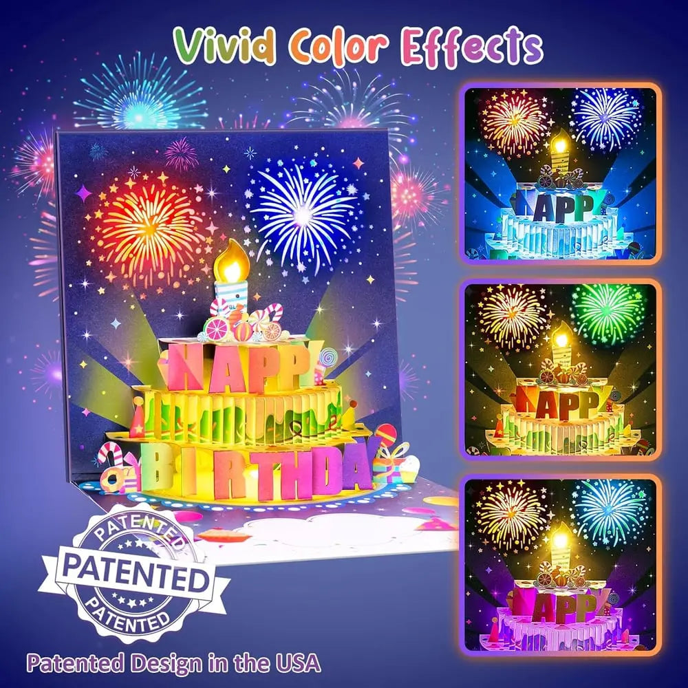 BowLift | Elegant Birthday Card with Music and Light Effect