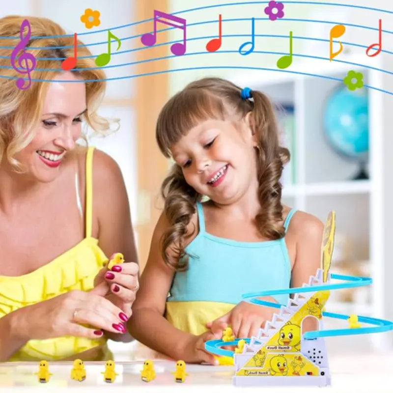 BowLift | Electric Duck Slide with Light & Music – Interactive Learning Toy