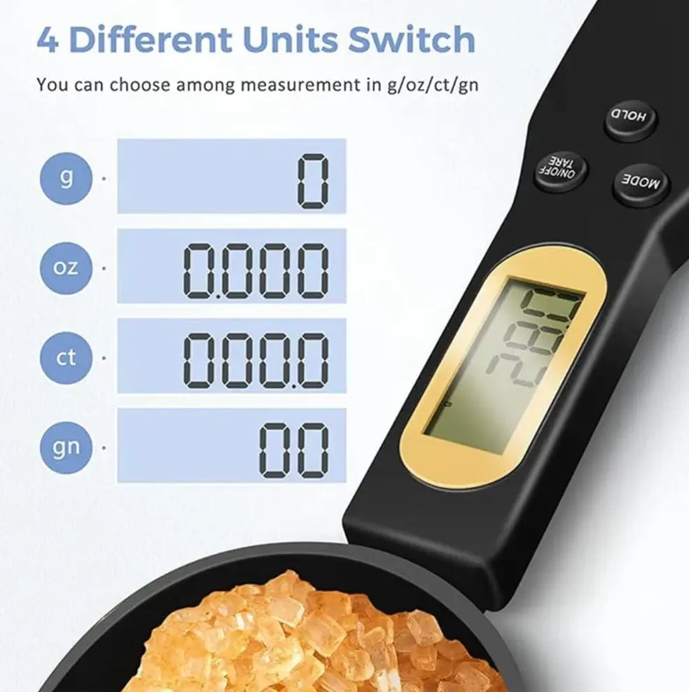BowLift | Electronic Measuring Spoon with Precision Sensor and Tare Function