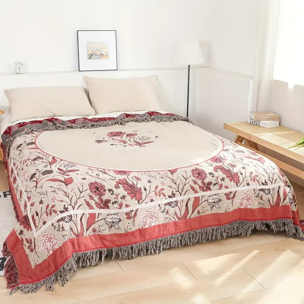 BowLift | Elira Rose Floral Cotton Blanket