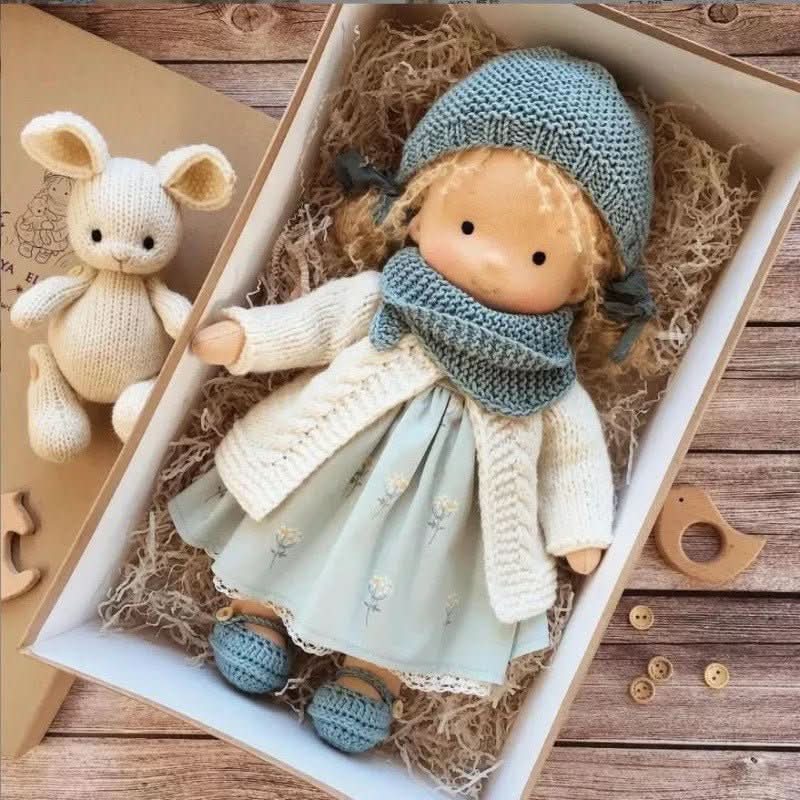 BowLift | Handcrafted Cotton Waldorf Doll for Creative Play