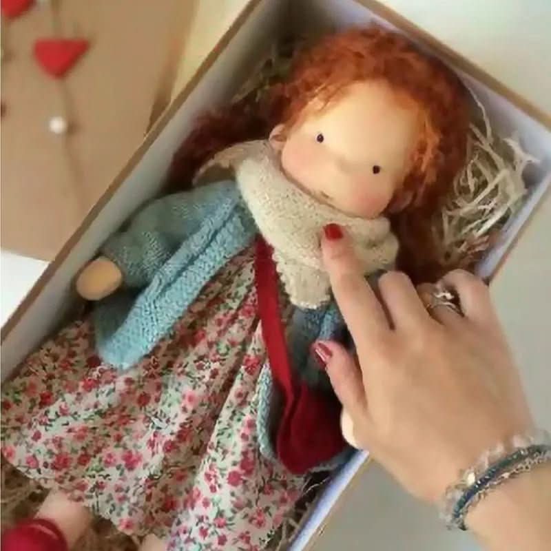 BowLift | Handcrafted Cotton Waldorf Doll for Creative Play