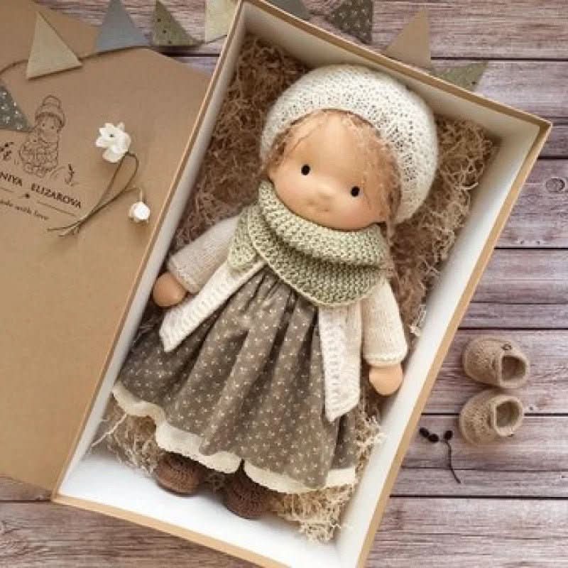 BowLift | Handcrafted Cotton Waldorf Doll for Creative Play
