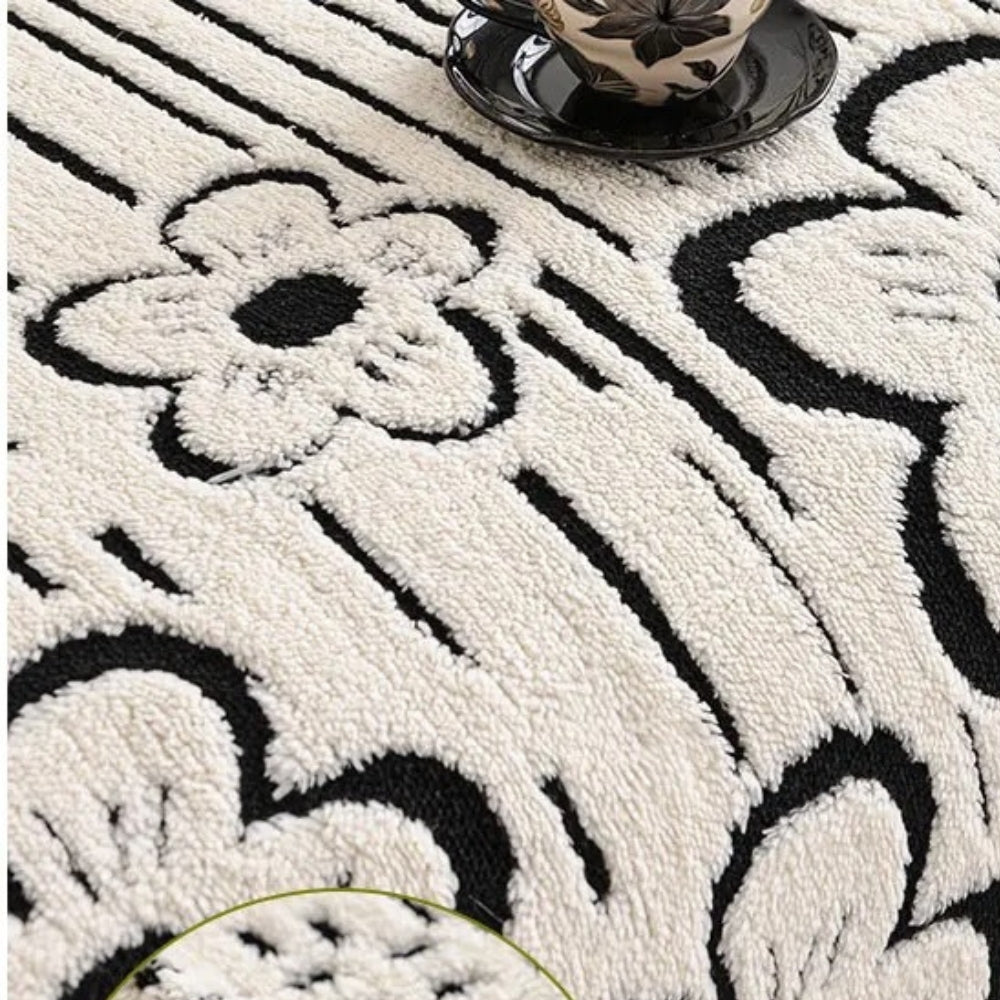 BowLift | Embroidered Flower Soft Sofa Cover