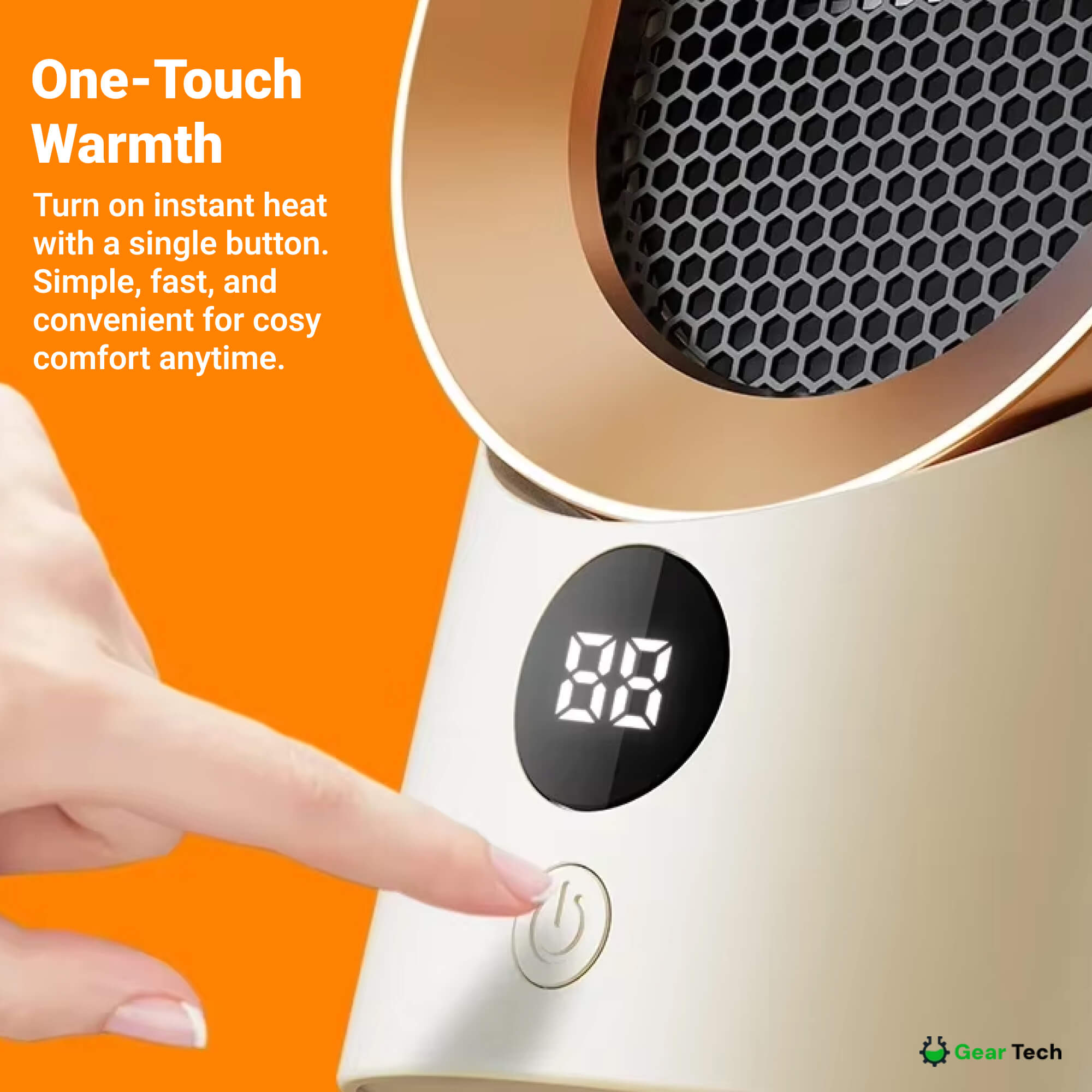 BowLift | Energy-Efficient Space Heater for Small Rooms – Keep Warm This Winter with Quiet Operation