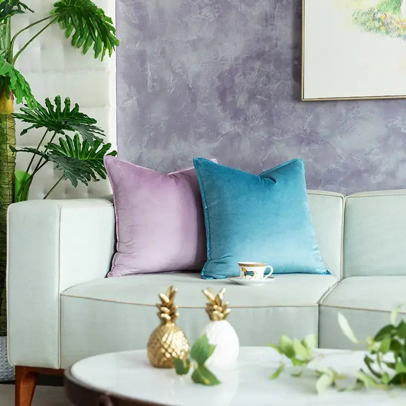 BowLift | VelvetLuxe – Elegant velvet cushion cover with refined details