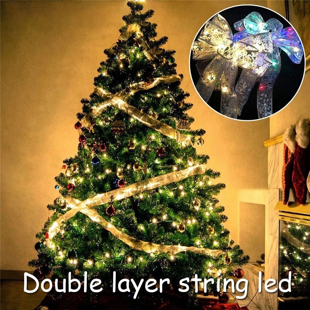 BowLift | Double-layer LED string lights for Christmas trees