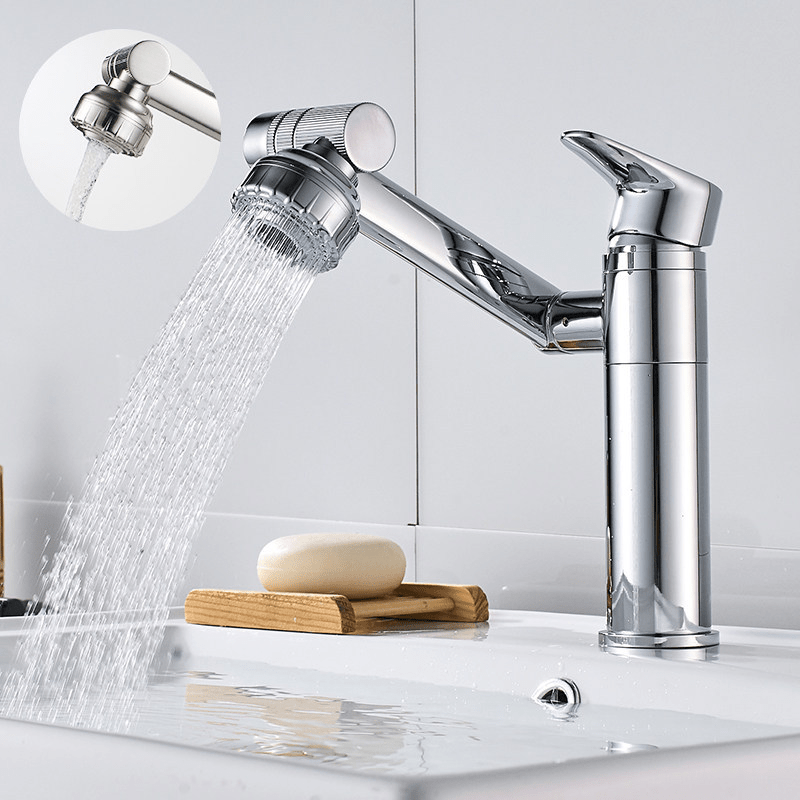BowLift | Flexible faucet with 360° spray function for bathroom & kitchen