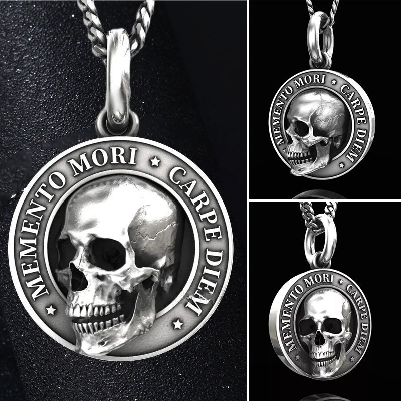 BowLift | Memento Mori Skull Pendant