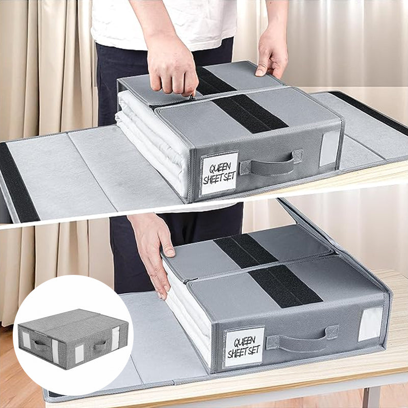 BowLift | foldable bed sheet set organizer
