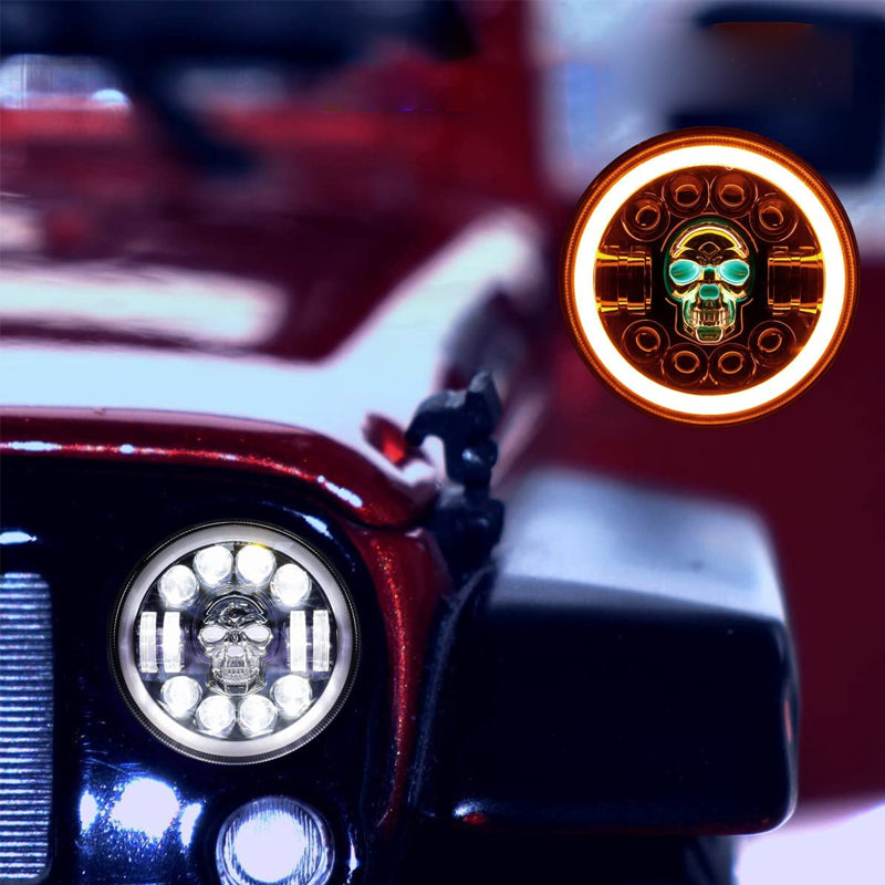 BowLift | 7 Inch Skull LED Headlight