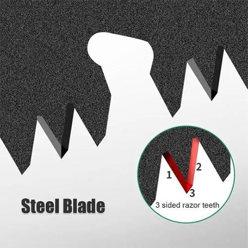 BowLift | Folding Saw made of Carbon Steel – Fast Cut through Ω Tooth Design