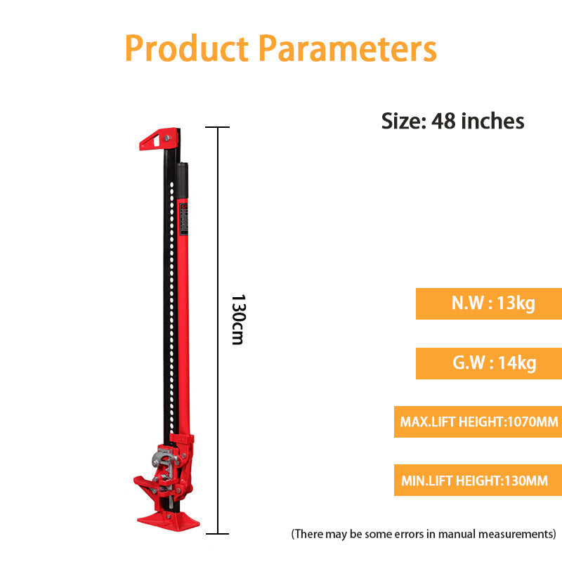 BowLift | Farmer Top, Manual Buggy Rescue Jack, Monkey Climbing Pole Front Bar Retainer Monkey Climbing Pole Off-Road Jack