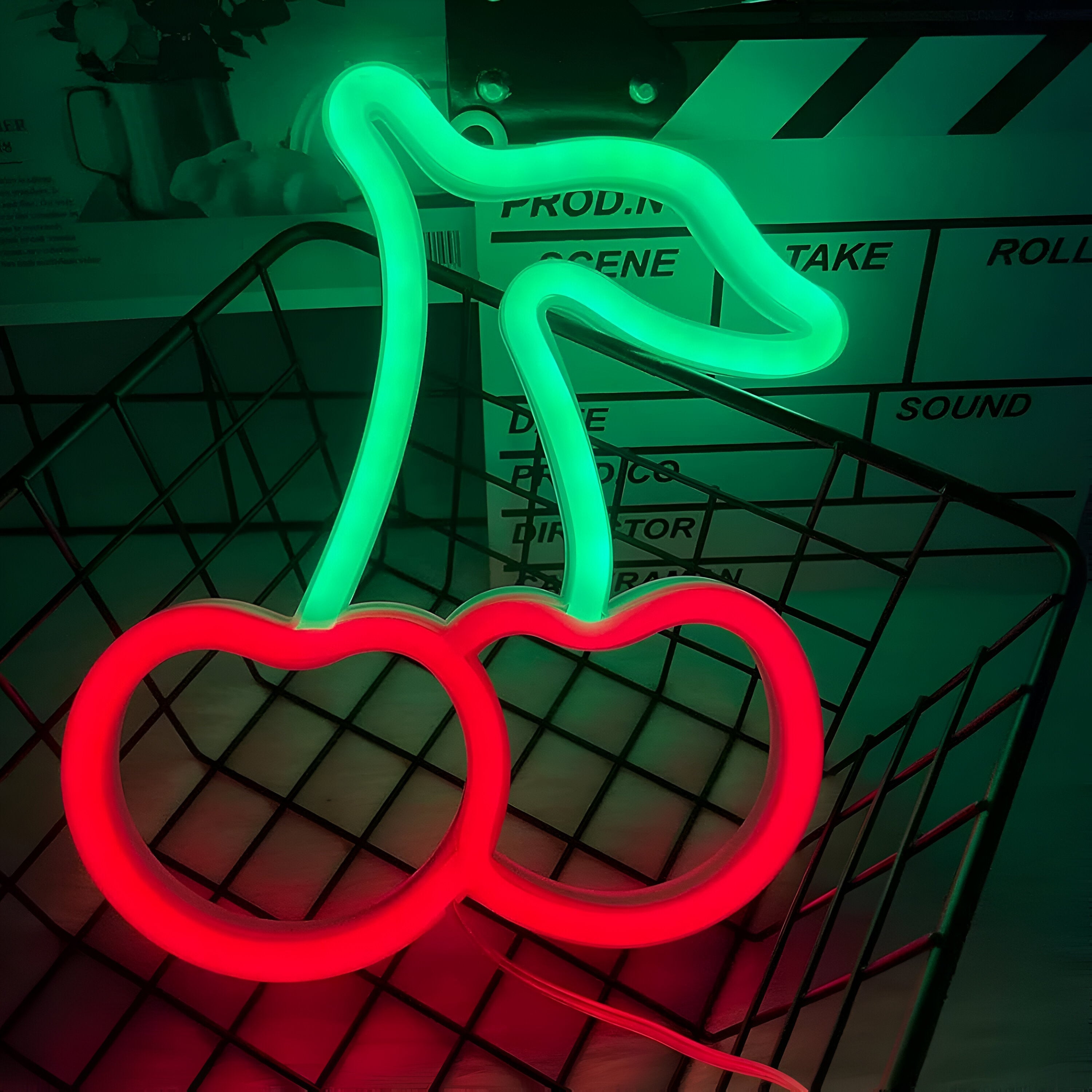 BowLift | Fast Food LED Neon Light – Colorful Wall Decoration with USB Connection
