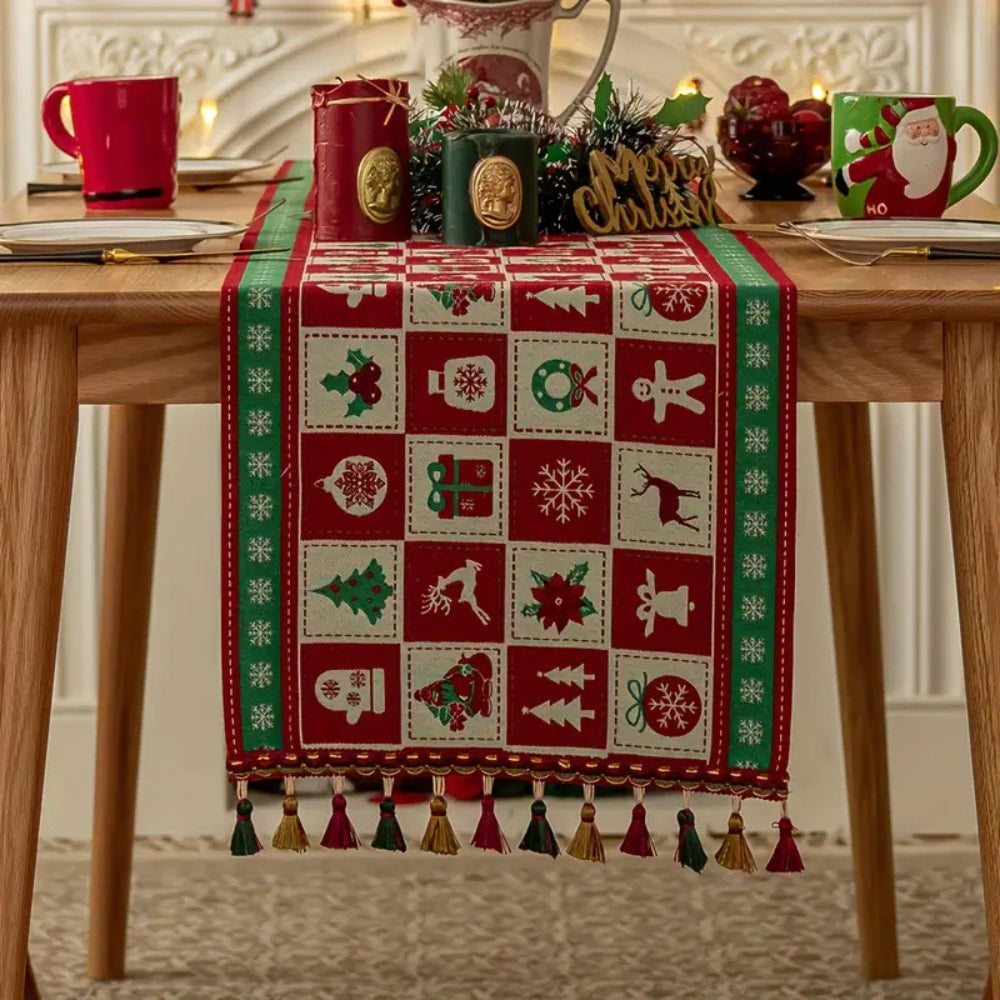 BowLift | Festive Charm Holiday Table Runner