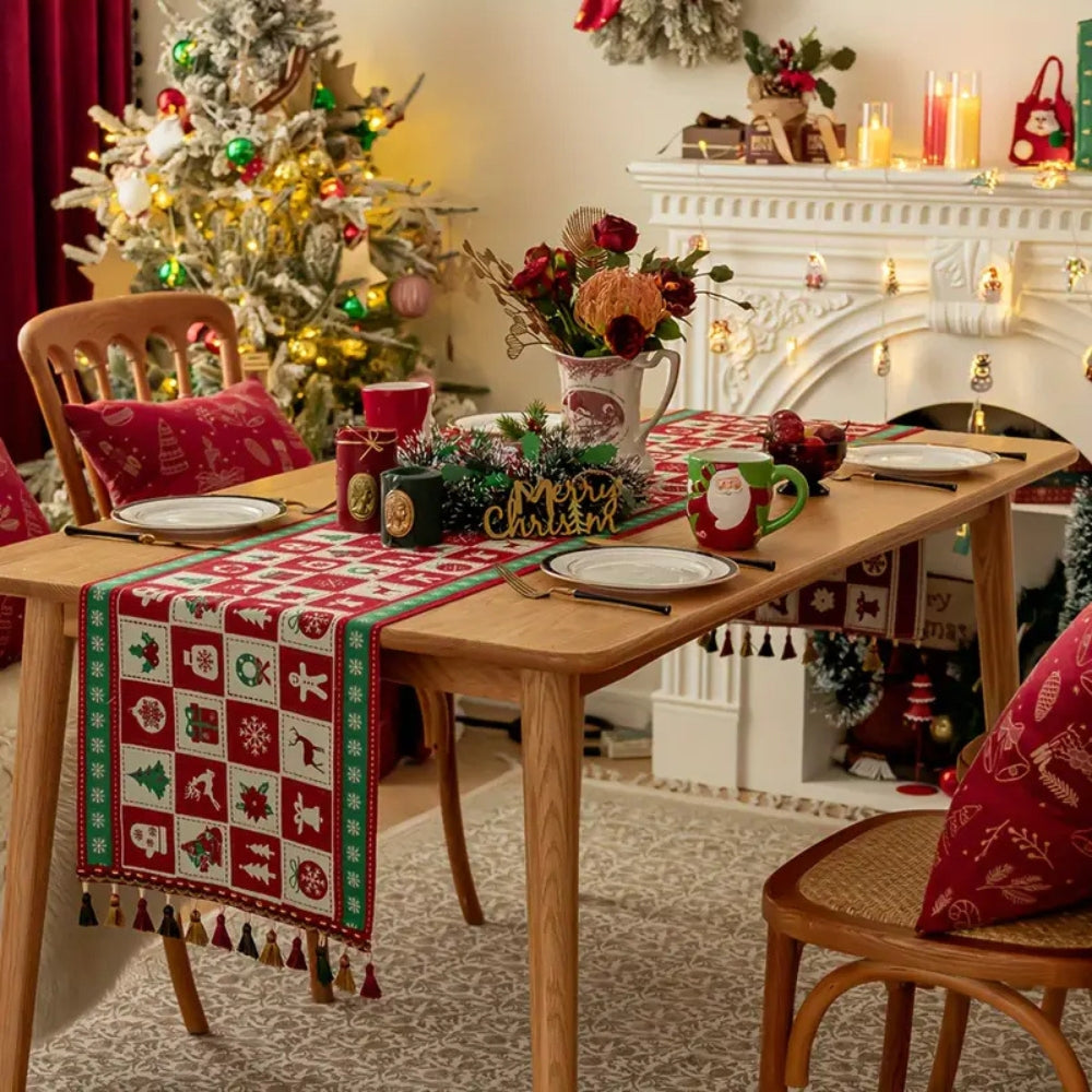 BowLift | Festive Charm Holiday Table Runner