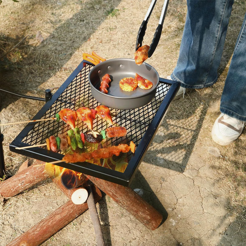 BowLift | Rotating Campfire Grill, Camping Grill, Suitable For Outdoor Open Flame Cooking
