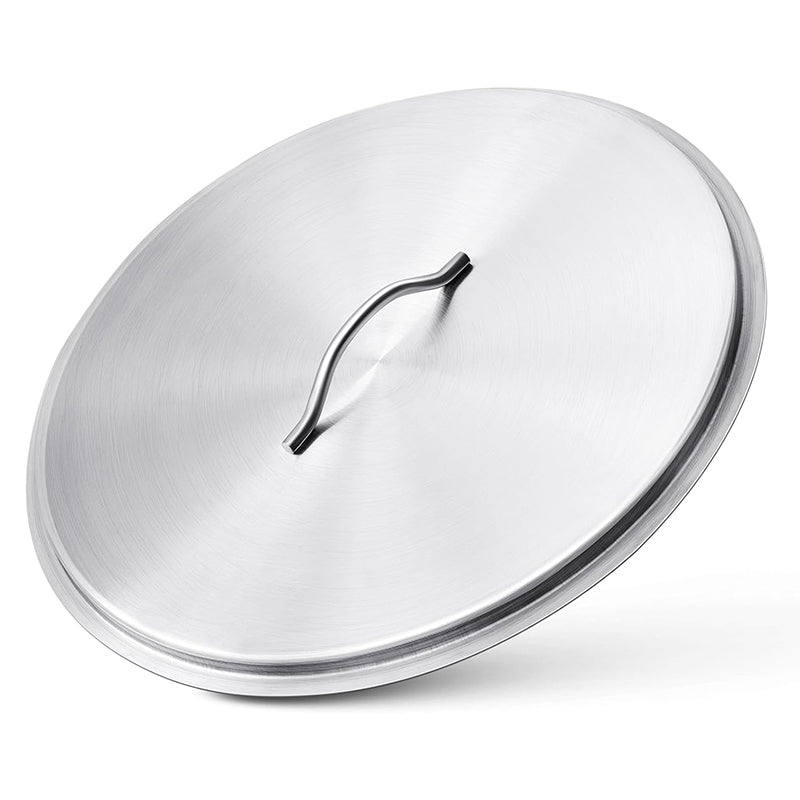 BowLift | Stainless Steel Fire Pit Burner Cover for 19'' Diameter Burner Pan Fire Pit Lid Round 22 Inch Fire Pit Ring Lid