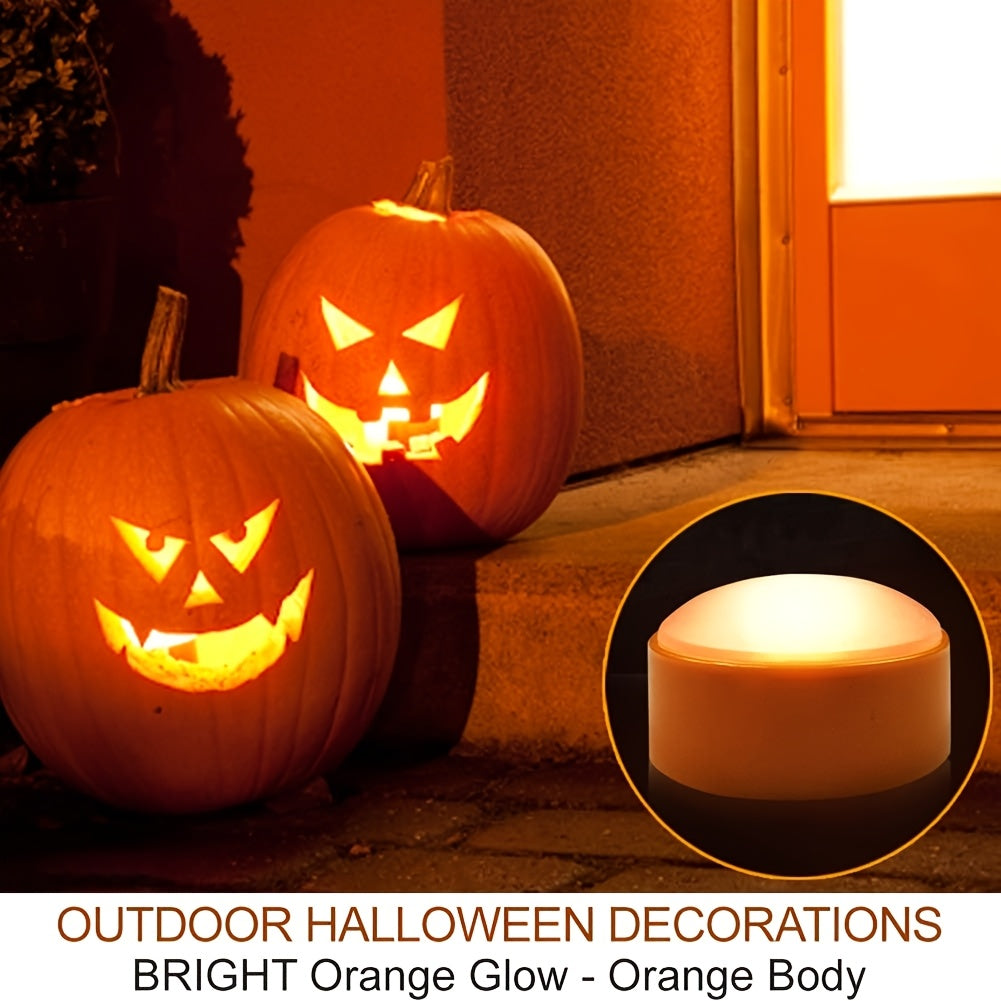 BowLift | Flameless Jack-O’-Lantern Lights – LED Battery Tea Candle Decor Set